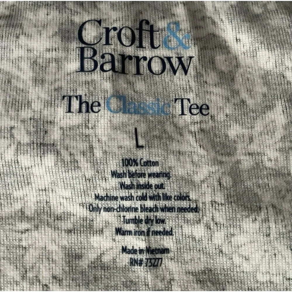 Croft & Barrow Women's Essential Long-Sleeve Crewneck Tee Size L, Black NWT - Picture 5 of 5